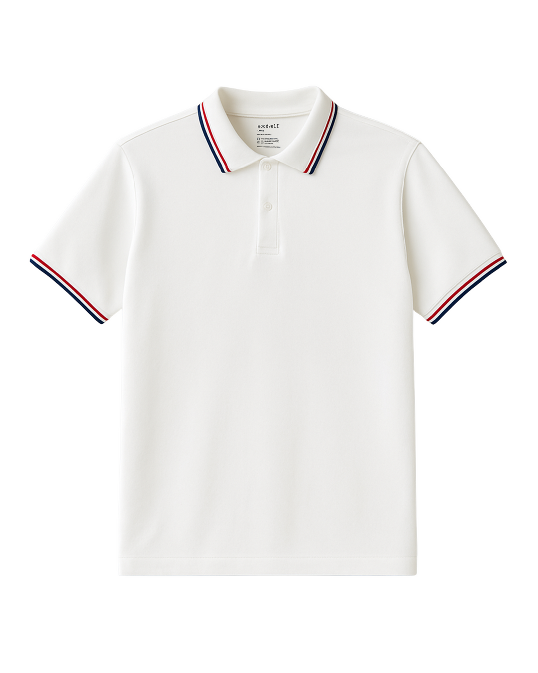 トップス Pique Polo Knit Top white The Goldfinch Pique Golf Polo in White